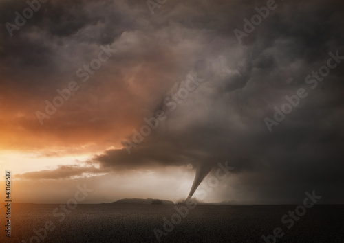 Photo: A Distant Tornado A Distant Tornado