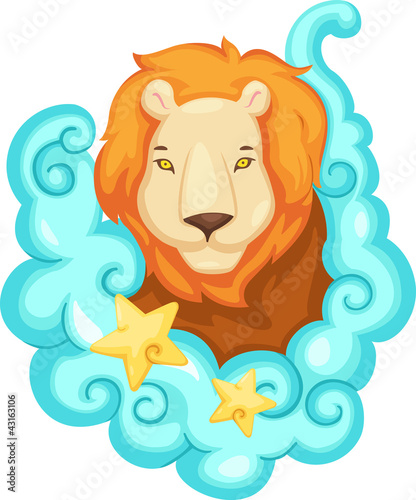 Vector: Zodiac signs - Lion vector Illustration Zodiac signs - Lion vector Illustration