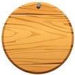 Circle wood frame