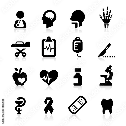 Vector: Health icons Health icons