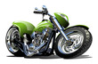 Vector Cartoon Motorcycle
