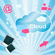 Vektor: Cloud computing Cloud computing