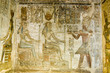 Ptolemy offering to Hathor and Maat