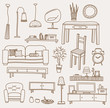 Vector: Living room vector Living room vector