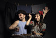 Foto: Angry couple. Angry couple.