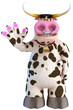 bull cartoon in hello my friend