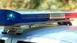 Video: Police car lights flashing Police car lights flashing