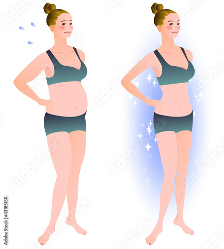 Illustration: ダイエットの効果 ダイエットの効果