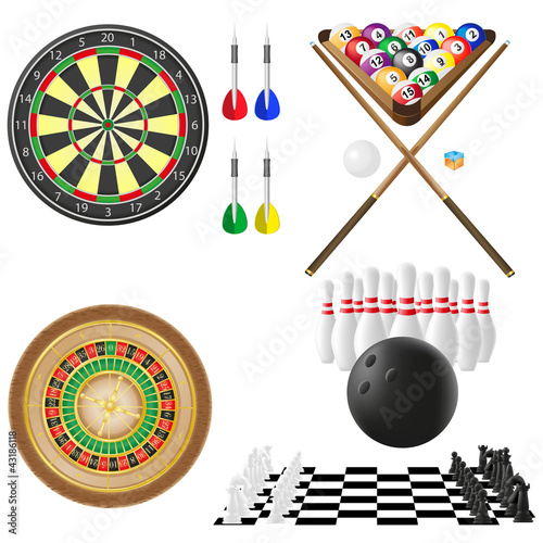 Vector: icon of games for leisure vector illustration icon of games for leisure vector illustration