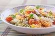 plate of pasta salad