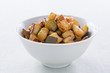 chopped sauteed zucchini bowl