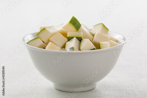 Photo: chopped zucchini bowl chopped zucchini bowl
