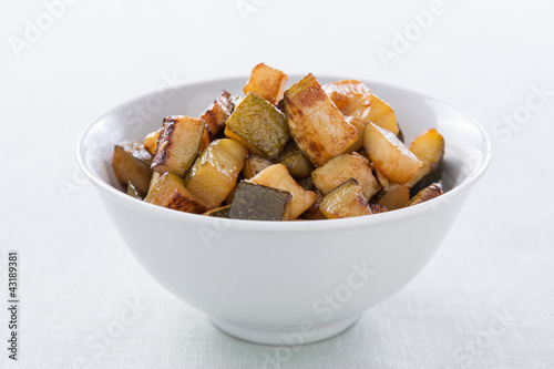 Photo: chopped sauteed zucchini bowl chopped sauteed zucchini bowl