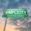 Simplicity concept.