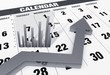 Financial and business chart and graphs