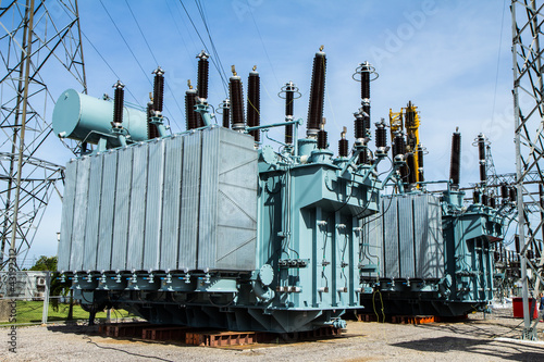 Photo: High voltage transformer High voltage transformer