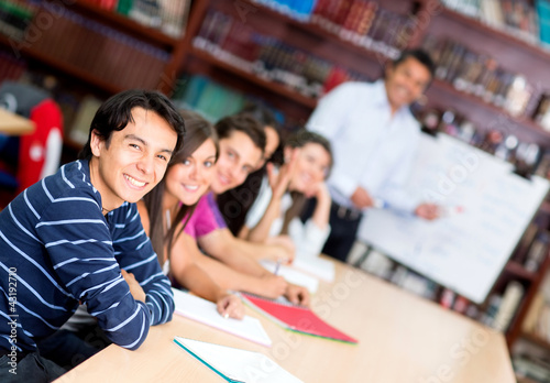Photo: Group of students in class Group of students in class
