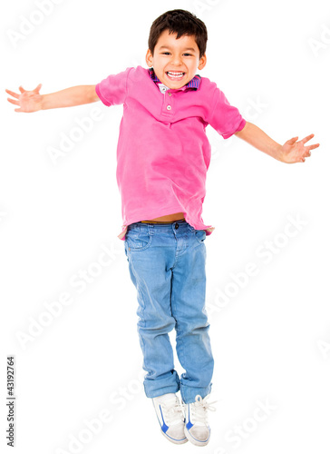 Photo: Happy boy jumping Happy boy jumping