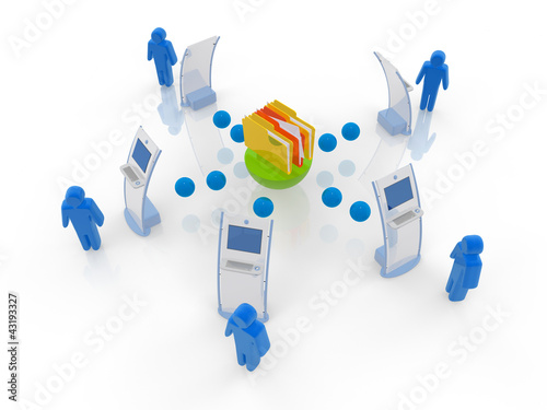 Photo: terminal network terminal network