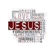 Religious Words isolated on white
