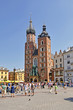 Old Town square in Krakow, Poland