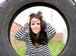 Portrait beautiful girl outdoor