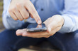 Foto: Man with smartphone Man with smartphone