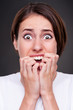 Foto: shocked and screaming woman shocked and screaming woman