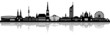 Wiener Skyline mit Spiegelung