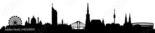 Vector: Wien Skyline Wien Skyline