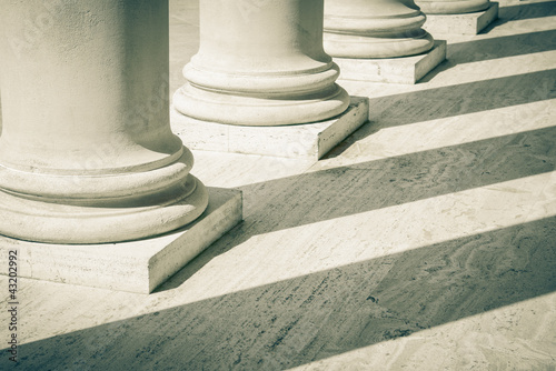 Photo: Pillars of Law and Justice Pillars of Law and Justice