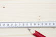 Bleistift mit Zollstock