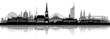 Wien Skyline mit Schatten
