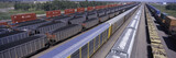 Photo: Panoramic view of freight cars at Union Pacific's Bailey Railroad Yards, North Platte, Nebraska, the worlds largest classification railroad yard Panoramic view of freight cars at Union Pacific's Bailey Railroad Yards, North Platte, Nebraska, the worlds largest classification railroad yard