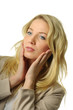 Pretty blond businesswoman