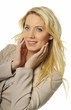 Attractive blond businesswoman
