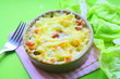 tartiflette ,salade