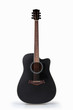 black acoustic guitar