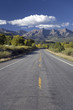 Photo: Route 62 on clear sunny autumn day, the road to Telluride Colorado from Ridgeway, Southwestern Colorado Route 62 on clear sunny autumn day, the road to Telluride Colorado from Ridgeway, Southwestern Colorado