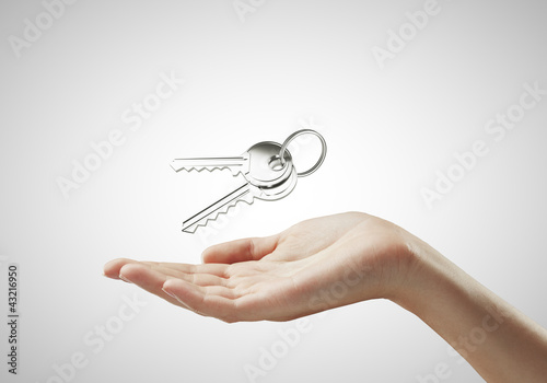 Photo: key on hand key on hand