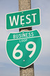 Photo: 69 Highway sign 69 Highway sign