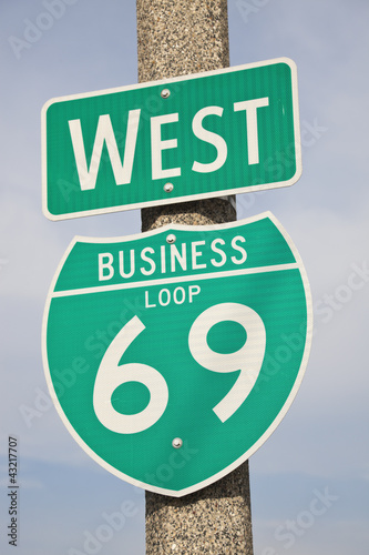 Photo: 69 Highway sign 69 Highway sign