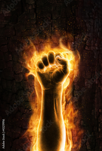 Photo: Fist of fire Fist of fire