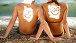 Video: Young Couple Enjoying On The Beach Young Couple Enjoying On The Beach