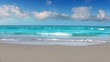 Video: idyllic shore beach with turquoise water and white sand idyllic shore beach with turquoise water and white sand