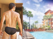 Man from behind