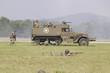 Photo: World War II reenactment of a battle between American infantryman and German soldiers at Mid-Atlantic Air Museum World War II Weekend and Reenactment in Reading, PA held June 18, 2008 World War II reenactment of a battle between American infantryman and German soldiers at Mid-Atlantic Air Museum World War II Weekend and Reenactment in Reading, PA held June 18, 2008