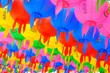 Colorful lanterns background