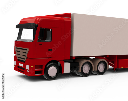 Illustration: Der LKW Der LKW