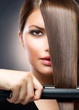 Hair Straightening Irons. Straight Hair
